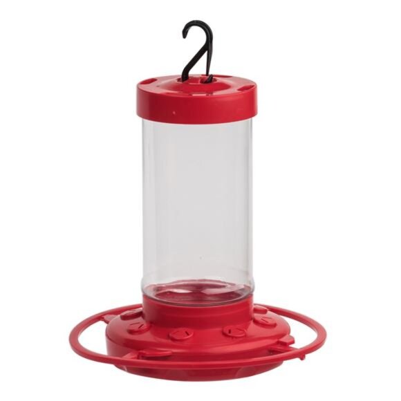 (2 pack) Hummingbird Feeder, 16 oz, Red, Plastic - Picture 6 of 7